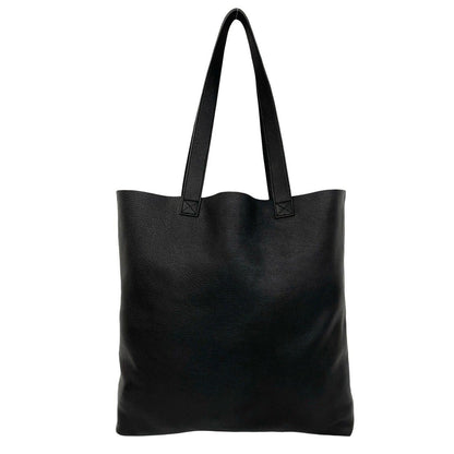 Gucci Sherry Line GG Logo Print Leather Tote Shoulder Bag Black — view 3
