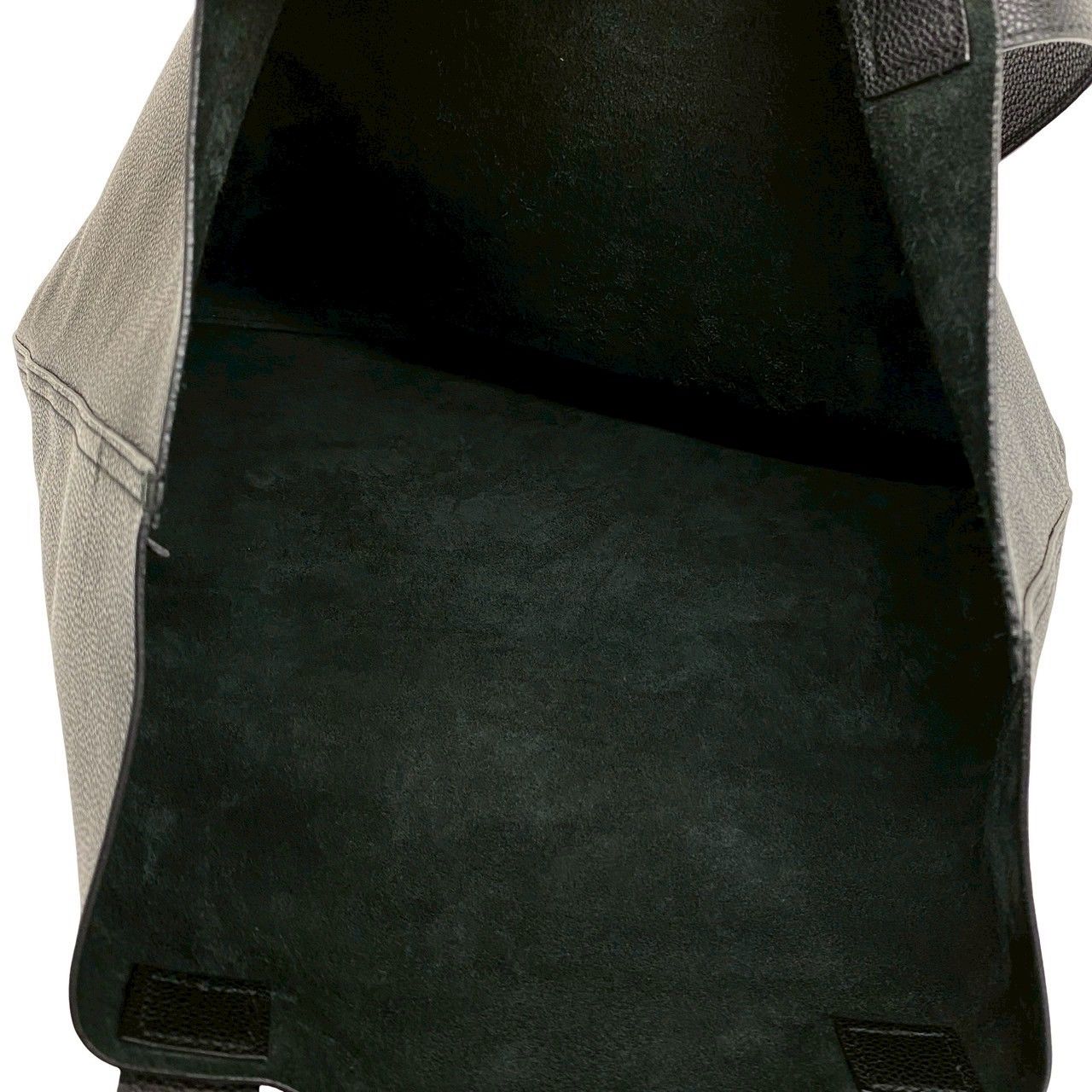 Gucci Sherry Line GG Logo Print Leather Tote Shoulder Bag Black — view 9