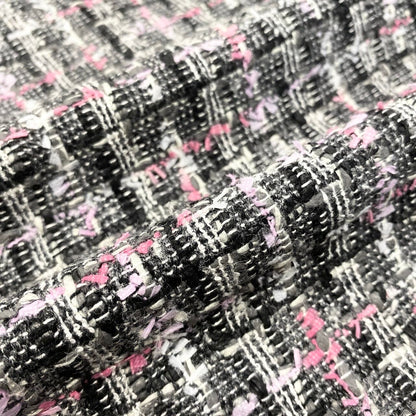 Chanel Zip Up Tweed Jacket Collarless 38 Multicolor — view 8