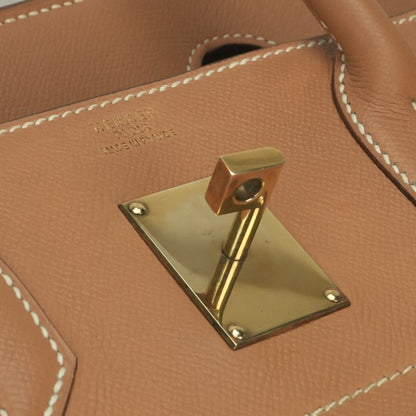 Hermes Haut Courroies Hac 45 Hac 45 Tote Courchevel Gold Brown Handbag — view 8