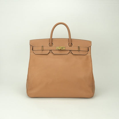 Hermes Haut Courroies Hac 45 Hac 45 Tote Courchevel Gold Brown Handbag