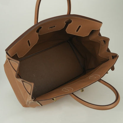 Hermes Haut Courroies Hac 45 Hac 45 Tote Courchevel Gold Brown Handbag — view 9