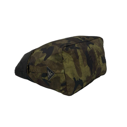 Prada Camouflage Triangle Logo Nylon 2-Way Reversible Shoulder Bag Green Black — view 7
