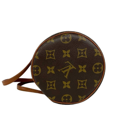 Louis Vuitton Vintage Papillon 26 Monogram Leather Mini Boston Bag Brown — view 5