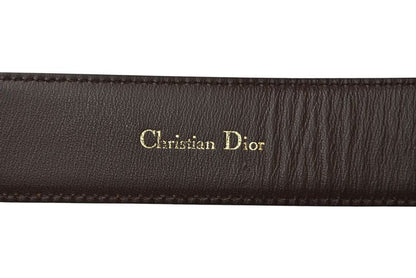 Dior Belt Reversible Leather Brown — view 4
