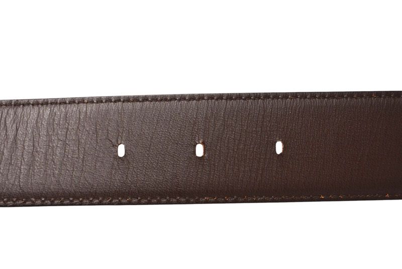 Dior Belt Reversible Leather Brown — view 5