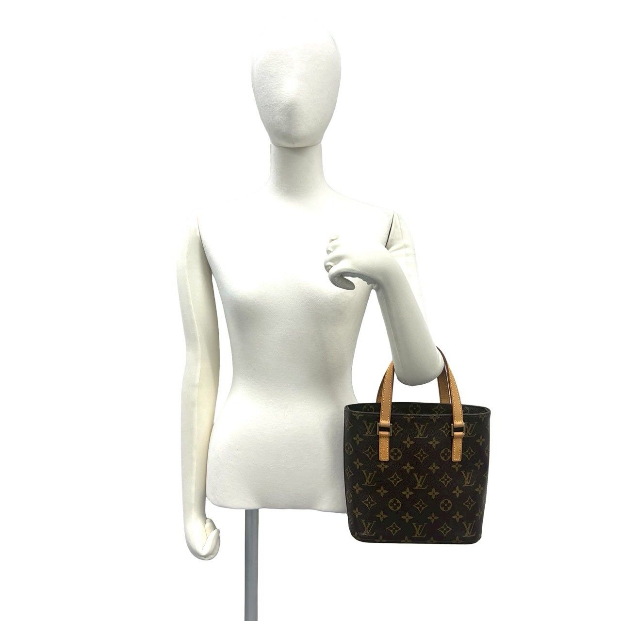 Louis Vuitton Vavin PM Monogram Leather Handbag Mini Tote Brown — view 2