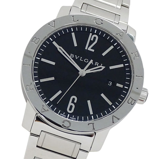 Bvlgari Automatic Winding at SS Silver Black Watch
