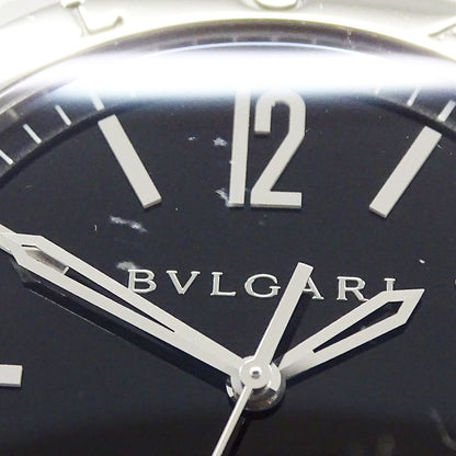 Bvlgari Automatic Winding at SS Silver Black Watch — view 6
