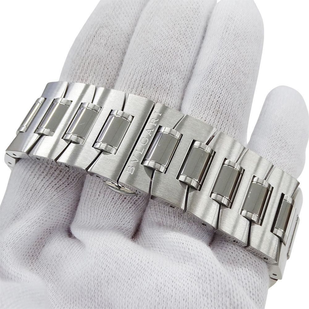 Bvlgari Ma Automatic Winding at SS Silver Black Watch — view 5