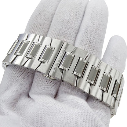 Bvlgari Ma Automatic Winding at SS Silver Black Watch — view 5