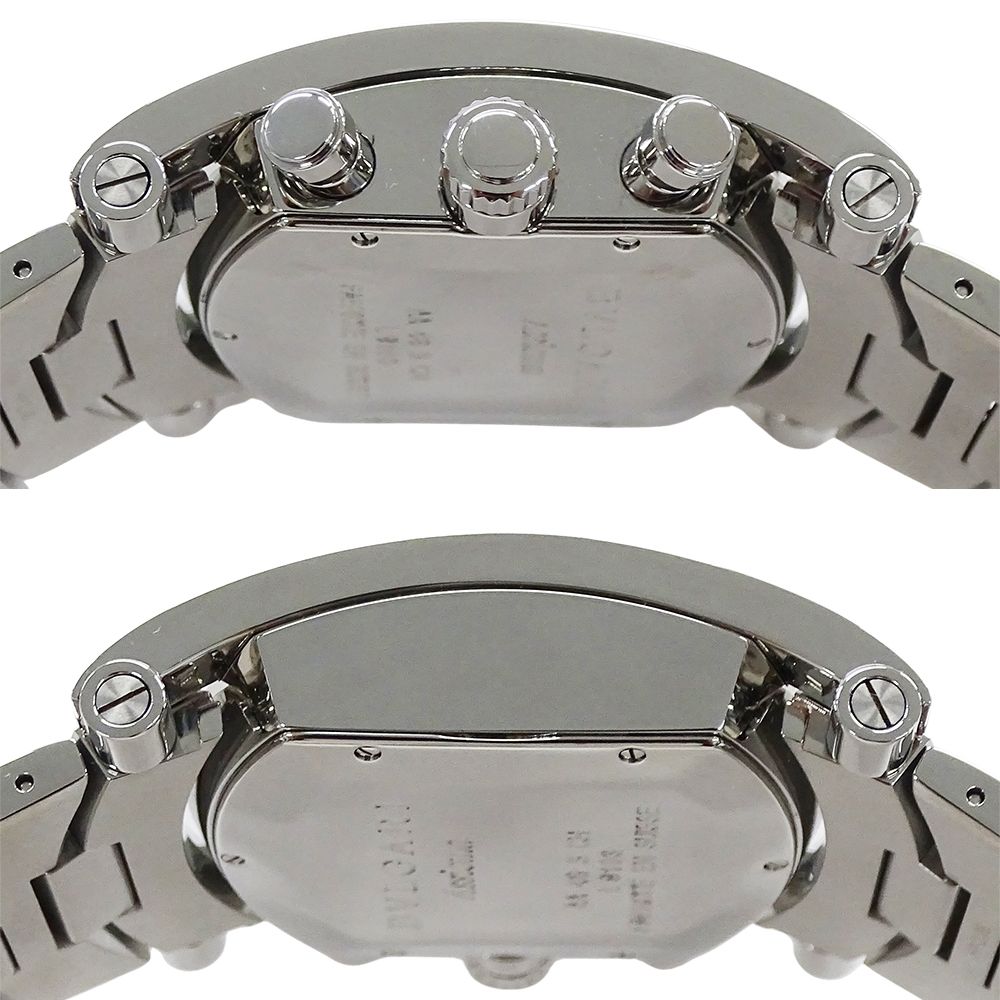 Bvlgari Ma Automatic Winding at SS Silver Black Watch — view 3