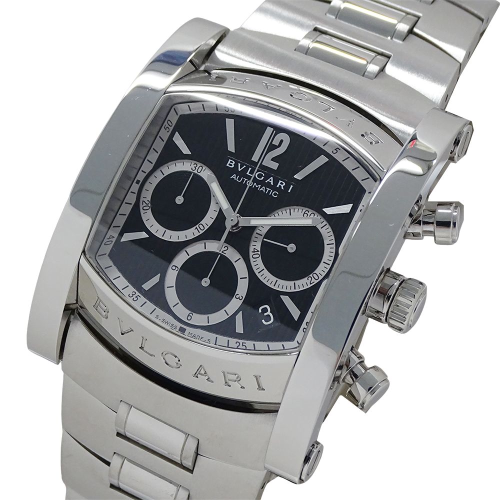 Bvlgari Ma Automatic Winding at SS Silver Black Watch