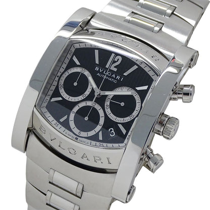 Bvlgari Ma Automatic Winding at SS Silver Black Watch
