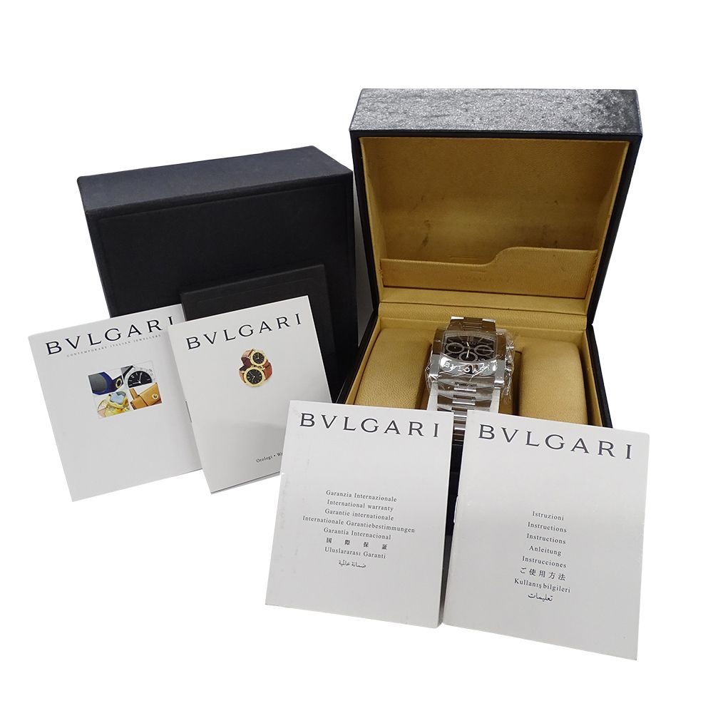 Bvlgari Ma Automatic Winding at SS Silver Black Watch — view 8