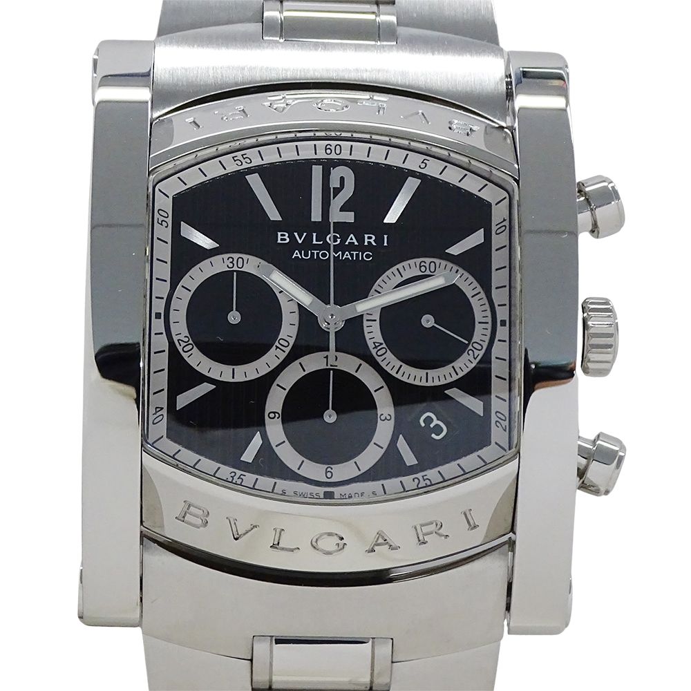 Bvlgari Ma Automatic Winding at SS Silver Black Watch — view 2
