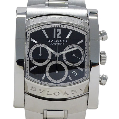 Bvlgari Ma Automatic Winding at SS Silver Black Watch — view 2