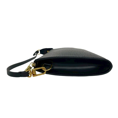 Louis Vuitton Vintage Pochette Epi Leather Mini Handbag Black — view 5