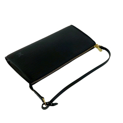 Louis Vuitton Vintage Pochette Epi Leather Mini Handbag Black — view 4