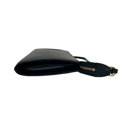 Louis Vuitton Vintage Pochette Epi Leather Mini Handbag Black — view 6