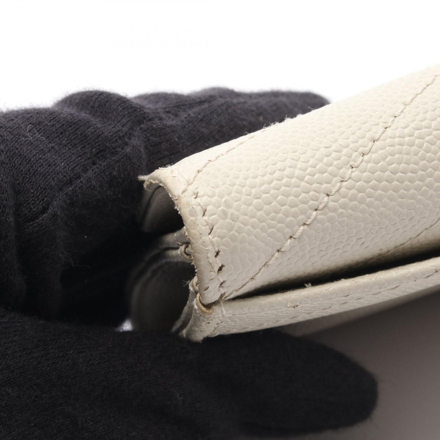 Saint Laurent Paris Wallet Monogram Leather — view 9
