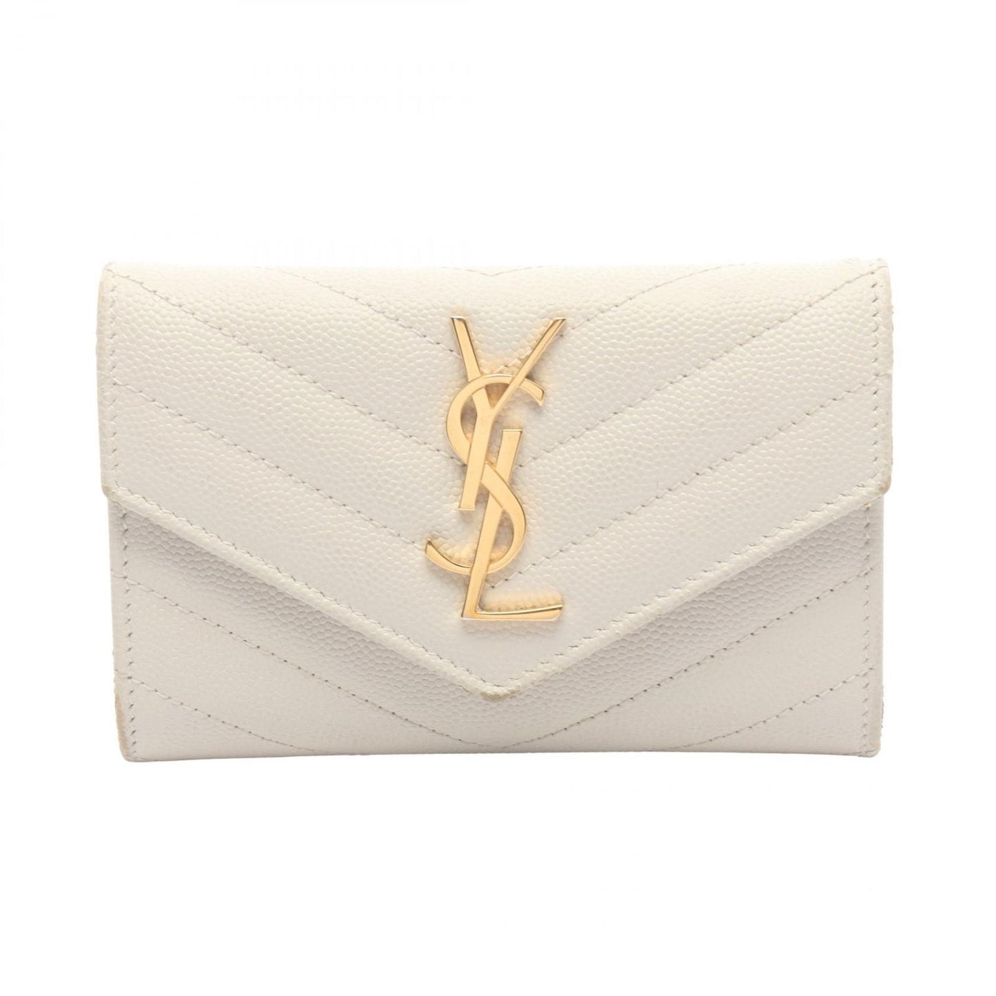 Saint Laurent Paris Wallet Monogram Leather