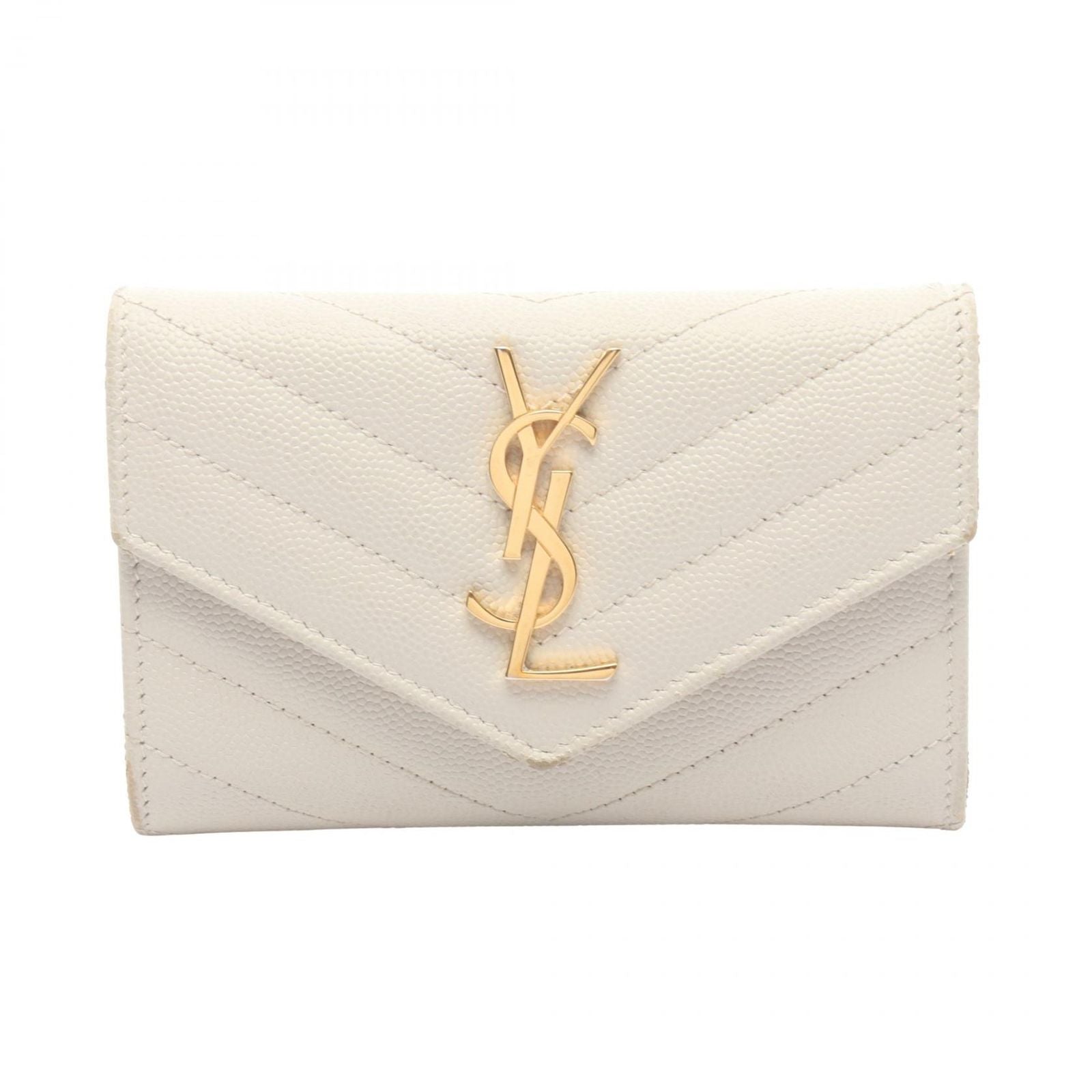 Saint Laurent Paris Wallet Monogram Leather
