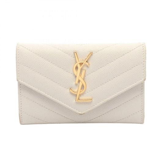 Saint Laurent Paris Wallet Monogram Leather