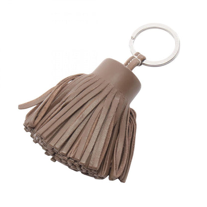 Hermes Charm Etoupe Keychain