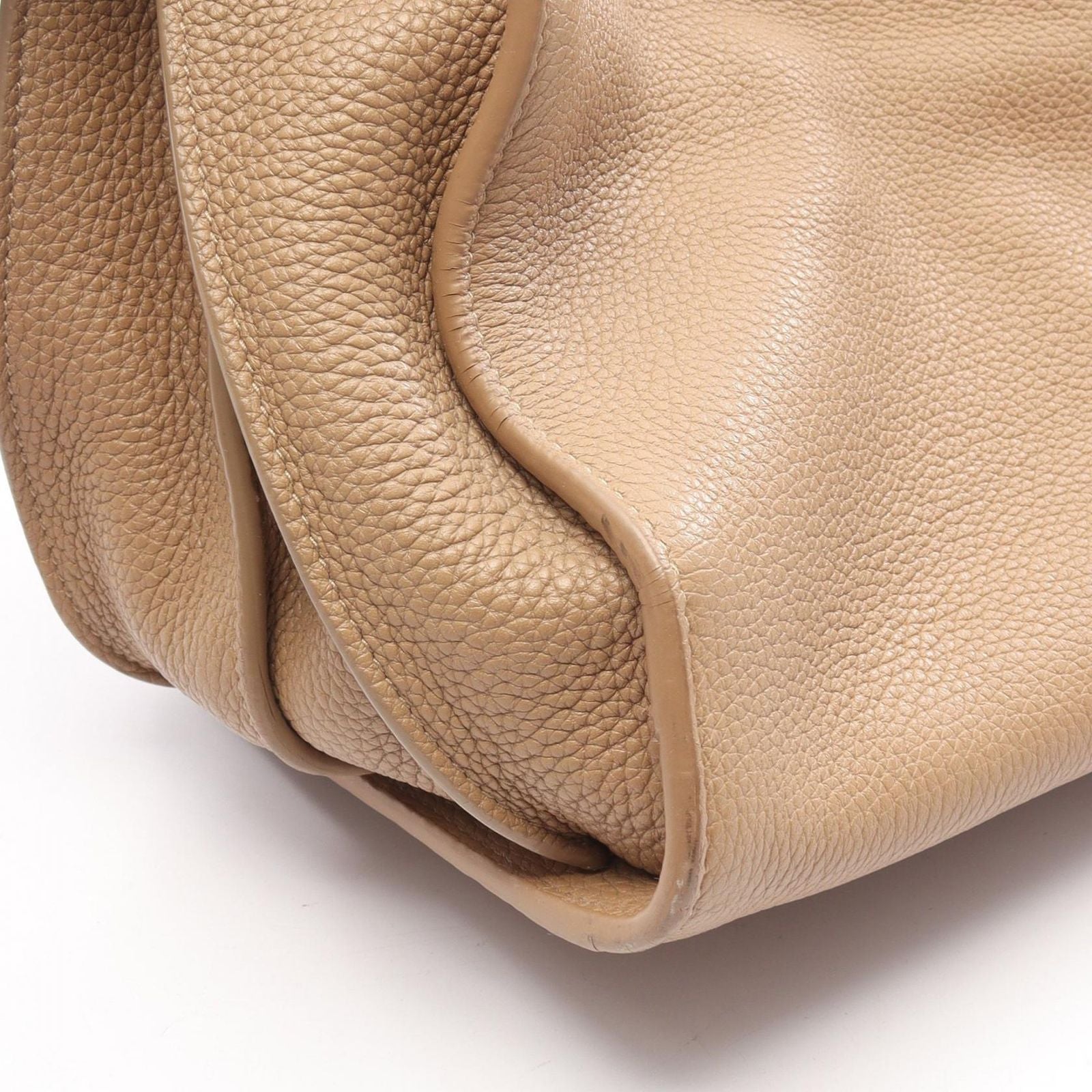 Saint Laurent Paris Tote Sac 2-Way Beige Leather Sac — view 8