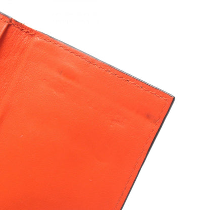 Bottega Veneta Key Case 6 Black Orange Leather Key Holder — view 5