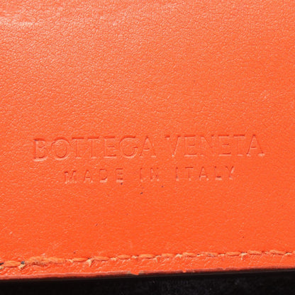 Bottega Veneta Key Case 6 Black Orange Leather Key Holder — view 4