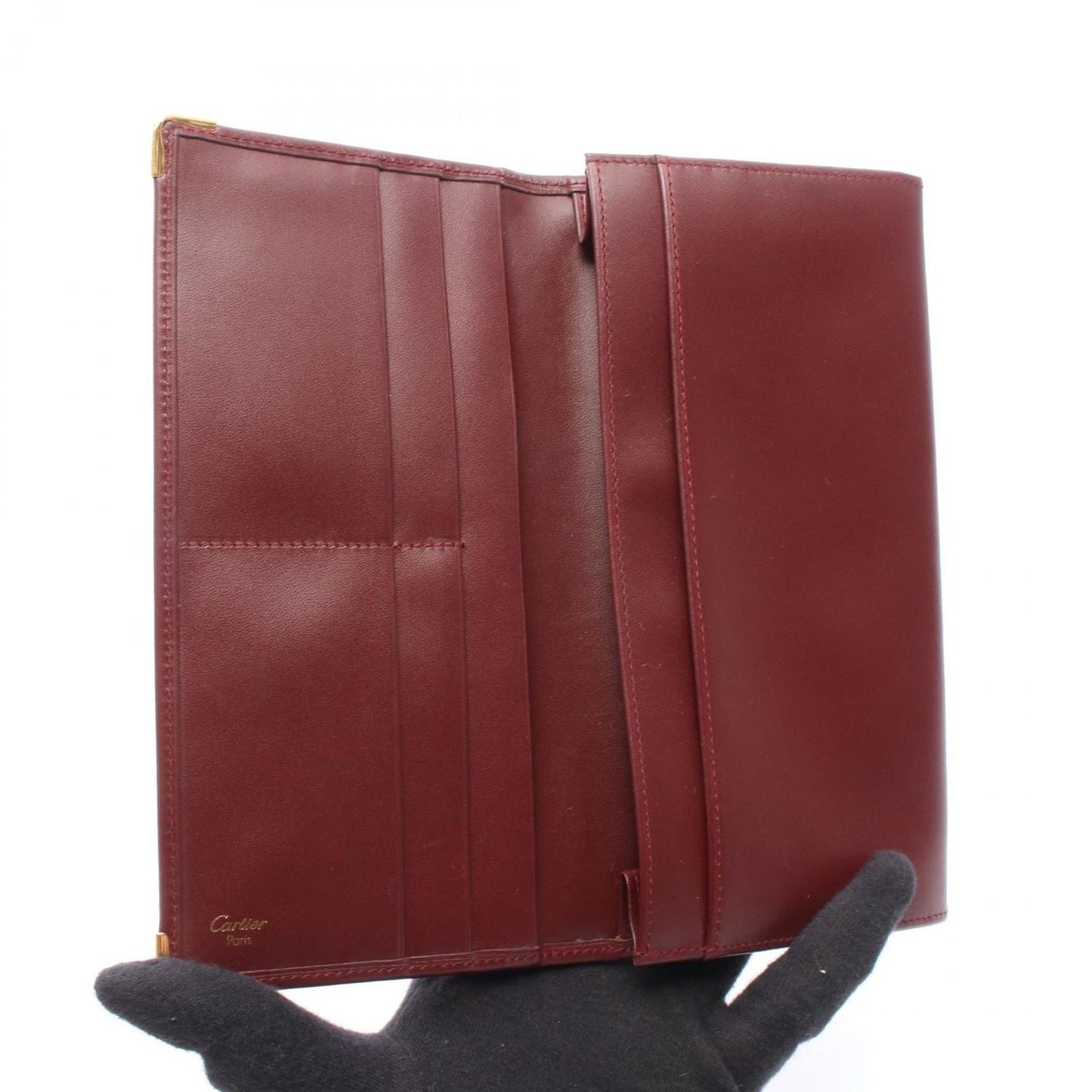 Cartier Wallet Bordeaux Leather — view 3