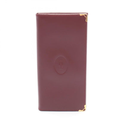 Cartier Wallet Bordeaux Leather