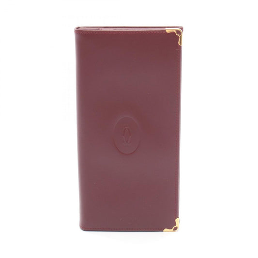 Cartier Wallet Bordeaux Leather