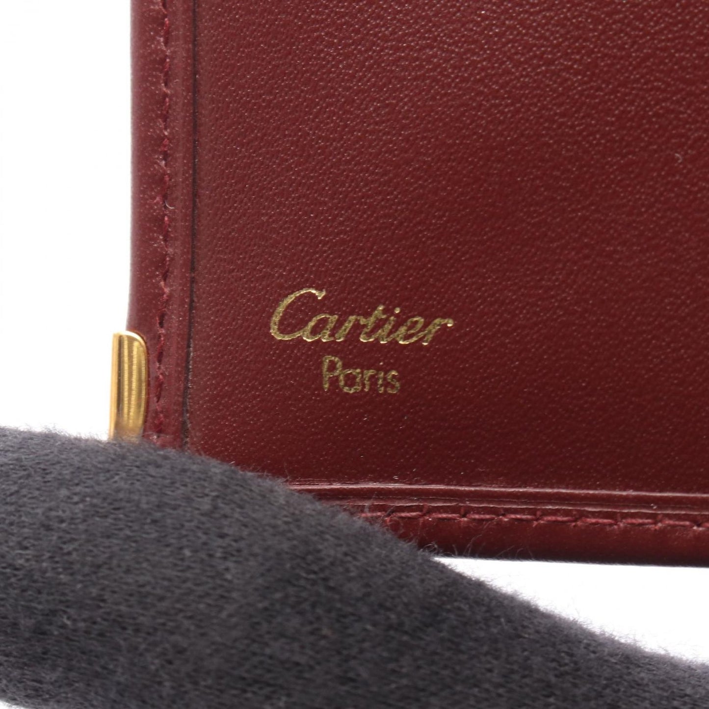 Cartier Wallet Bordeaux Leather — view 4