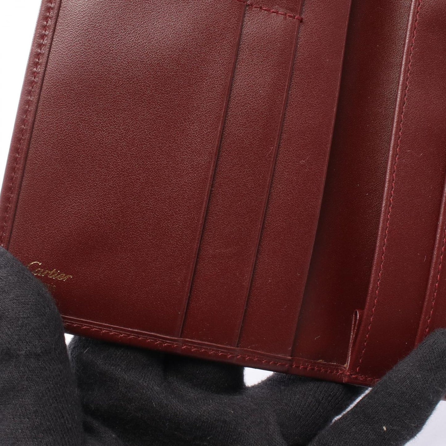 Cartier Wallet Bordeaux Leather — view 6