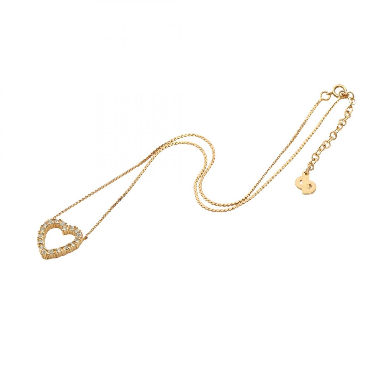 Dior Dio Necklace Open Heart Gold — view 3