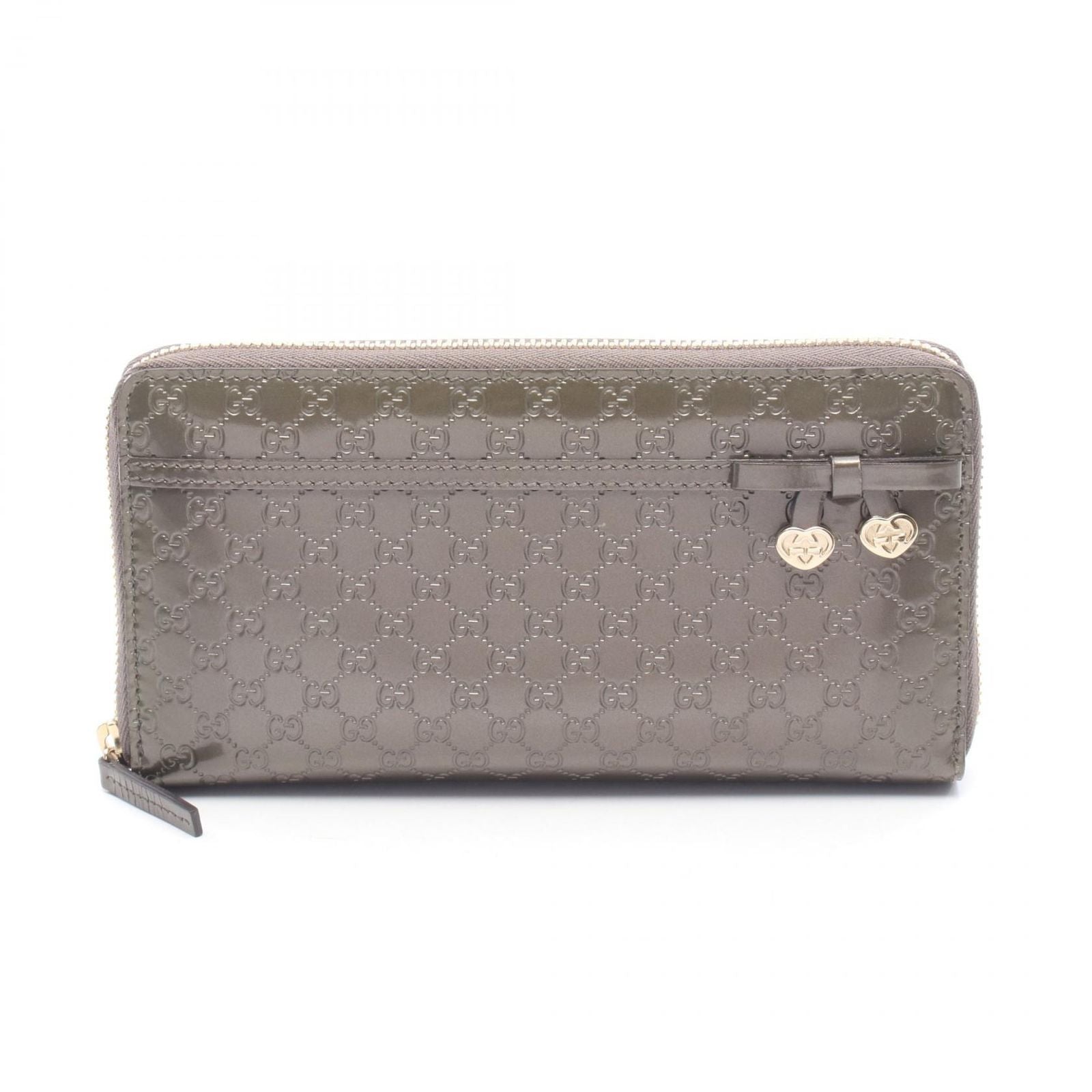 Gucci Wallet Maninebguccissima talekhaki Patent Leather
