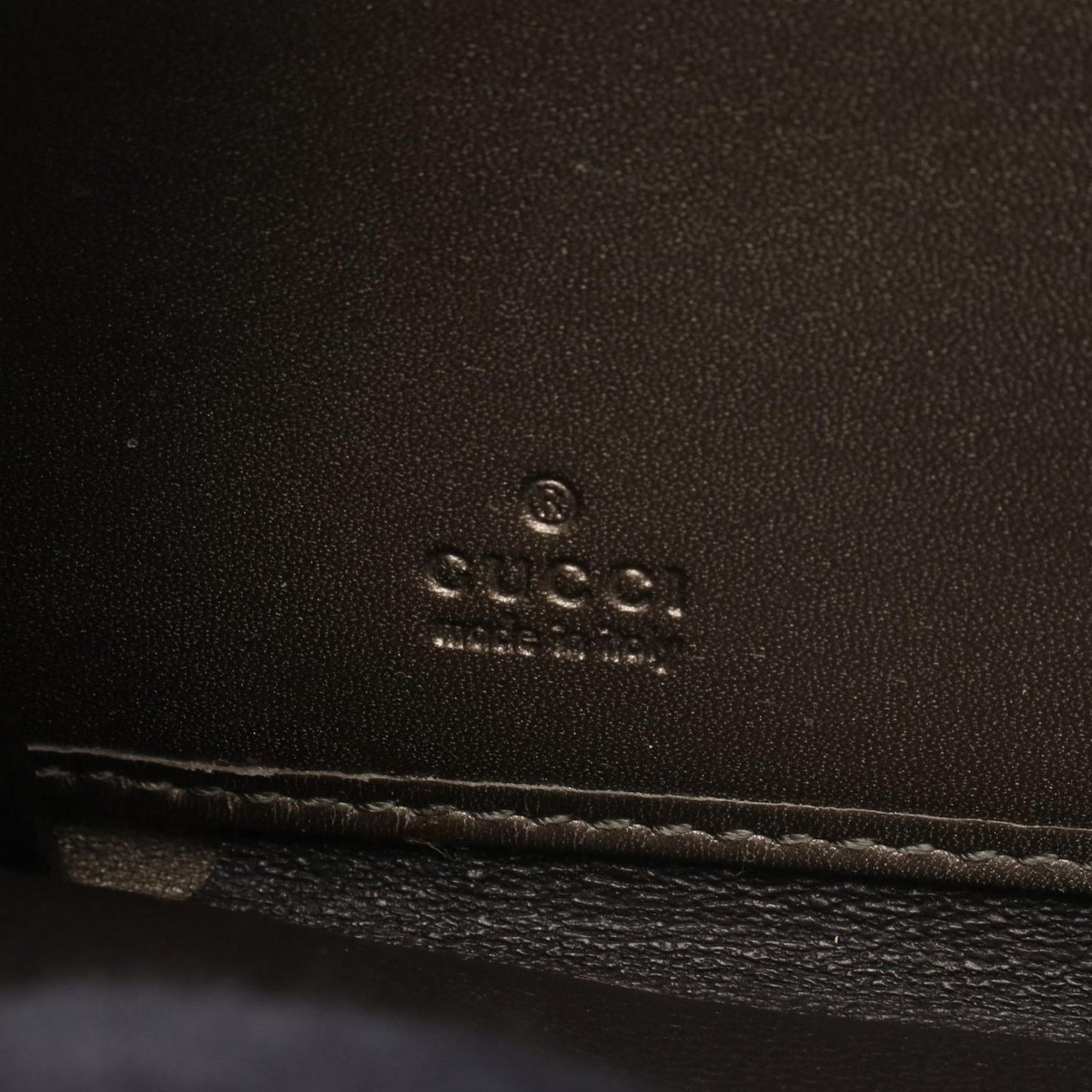 Gucci Wallet Maninebguccissima talekhaki Patent Leather — view 5
