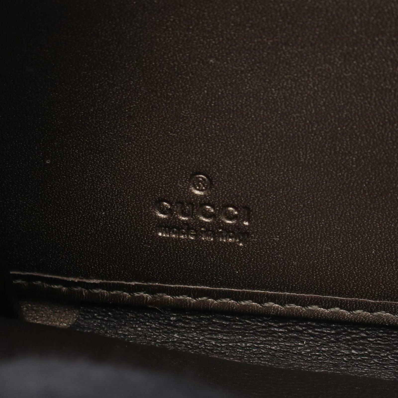 Gucci Wallet Maninebguccissima talekhaki Patent Leather — view 5