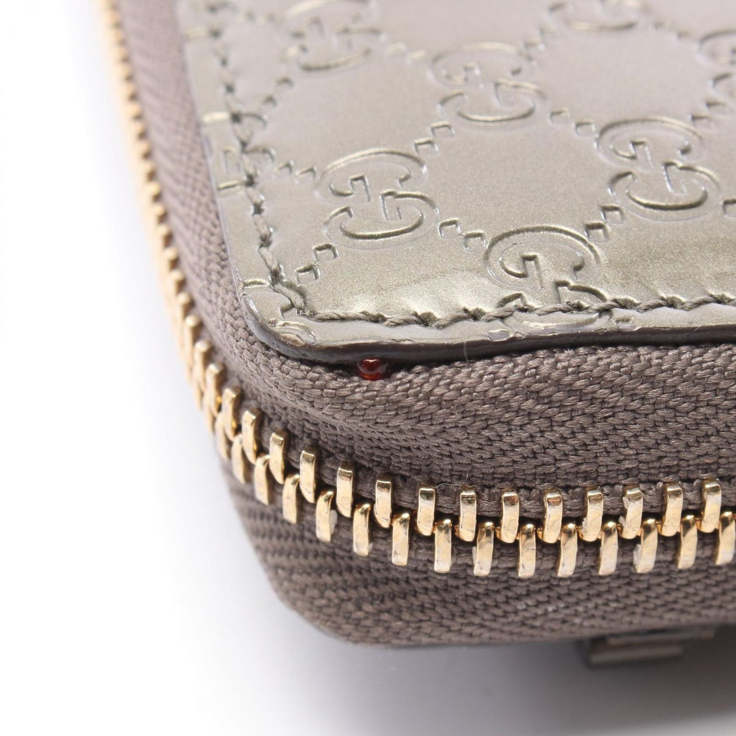 Gucci Wallet Maninebguccissima talekhaki Patent Leather — view 7