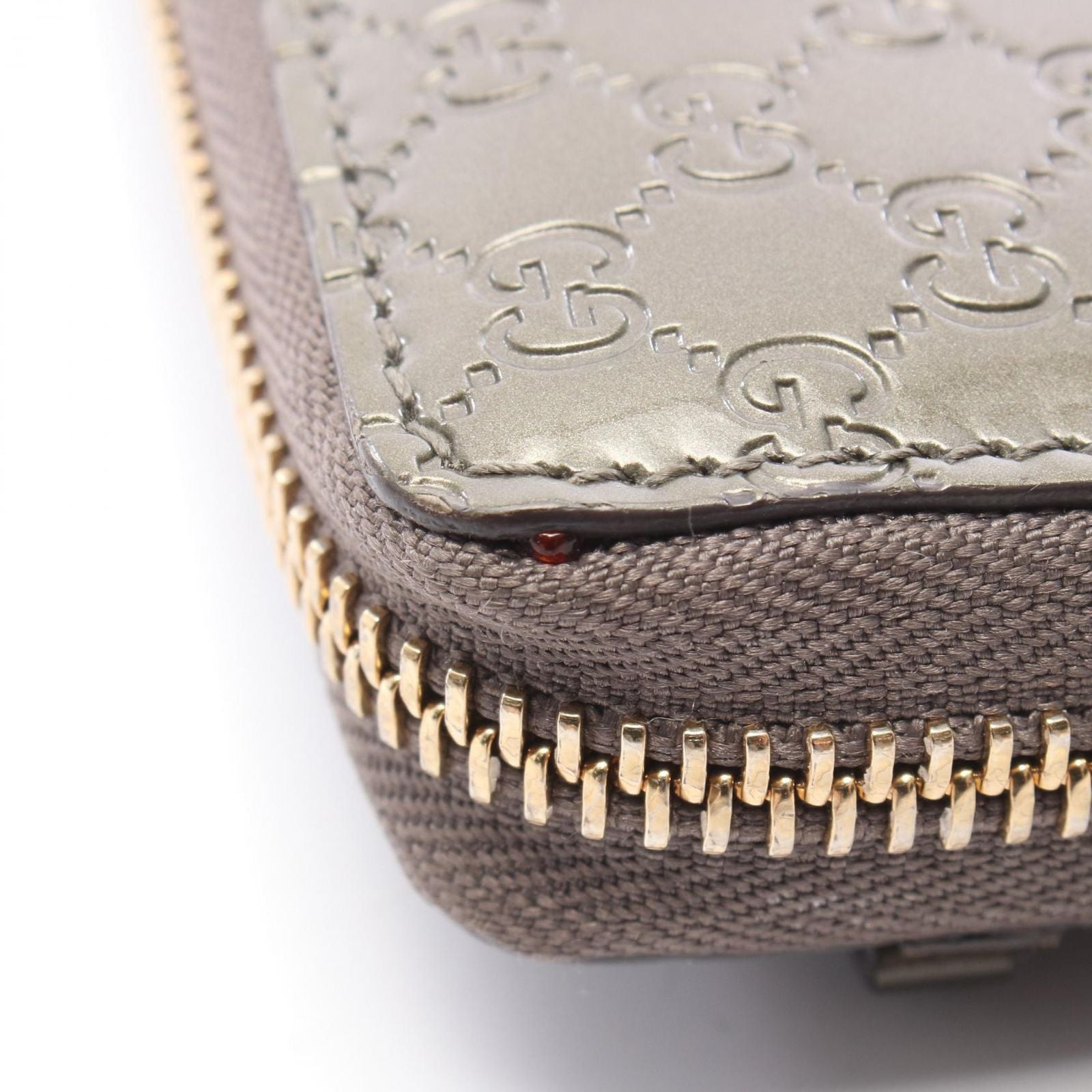 Gucci Wallet Maninebguccissima talekhaki Patent Leather — view 7