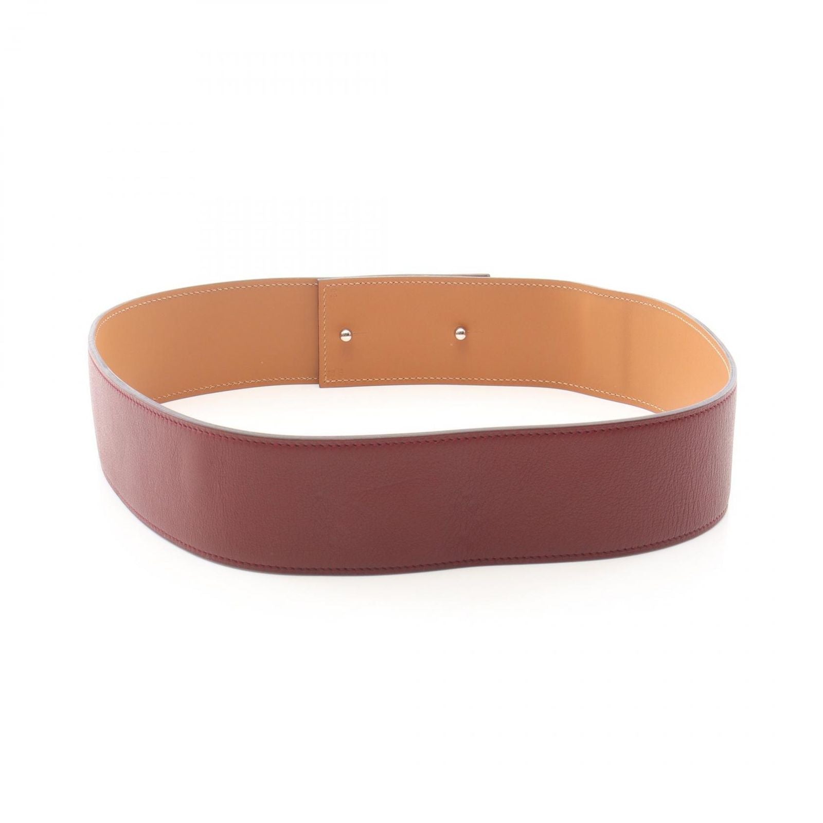 Hermes Leto Collier Chien Leather Belt — view 2