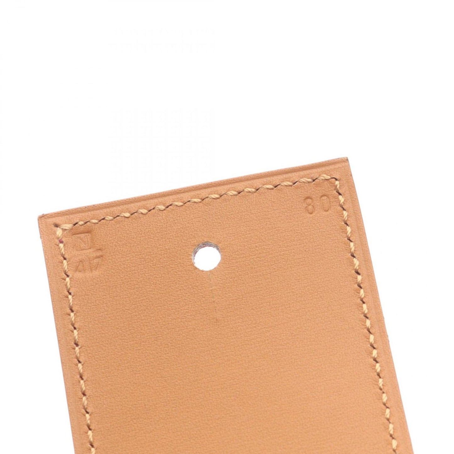 Hermes Leto Collier Chien Leather Belt — view 6