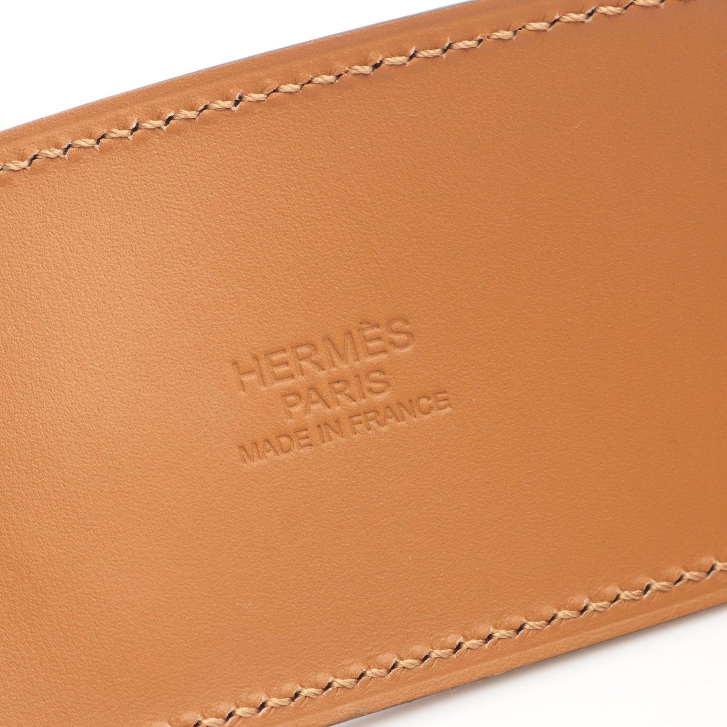 Hermes Leto Collier Chien Leather Belt — view 5