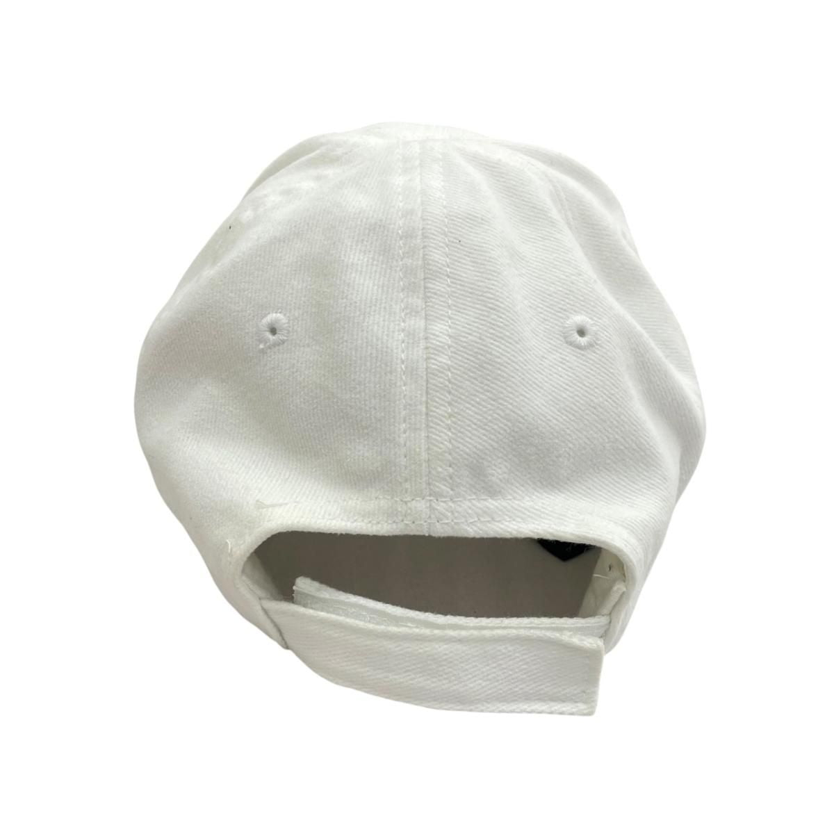 Balenciaga Logo Cap White Hat — view 5