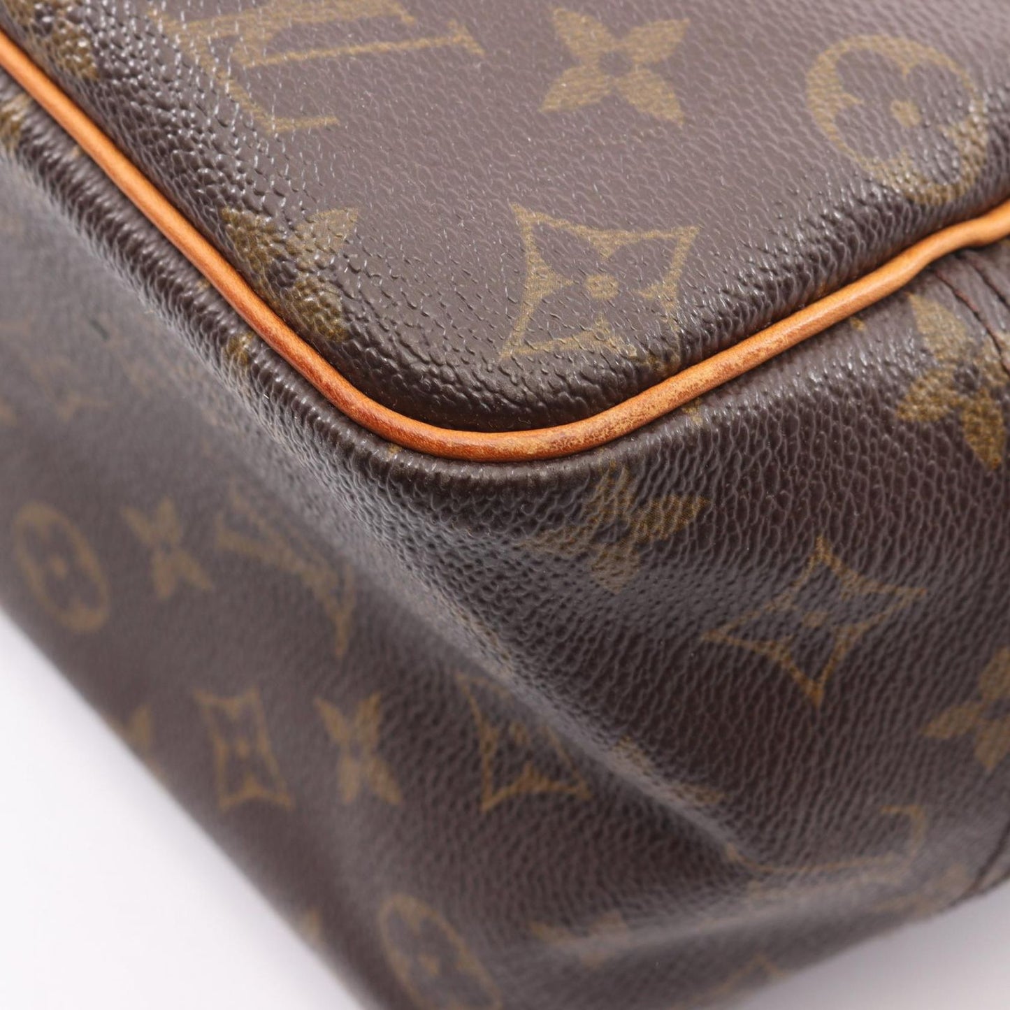 Louis Vuitton Handbag Deauville Bowling Tee Monogram Canvas Leather — view 9
