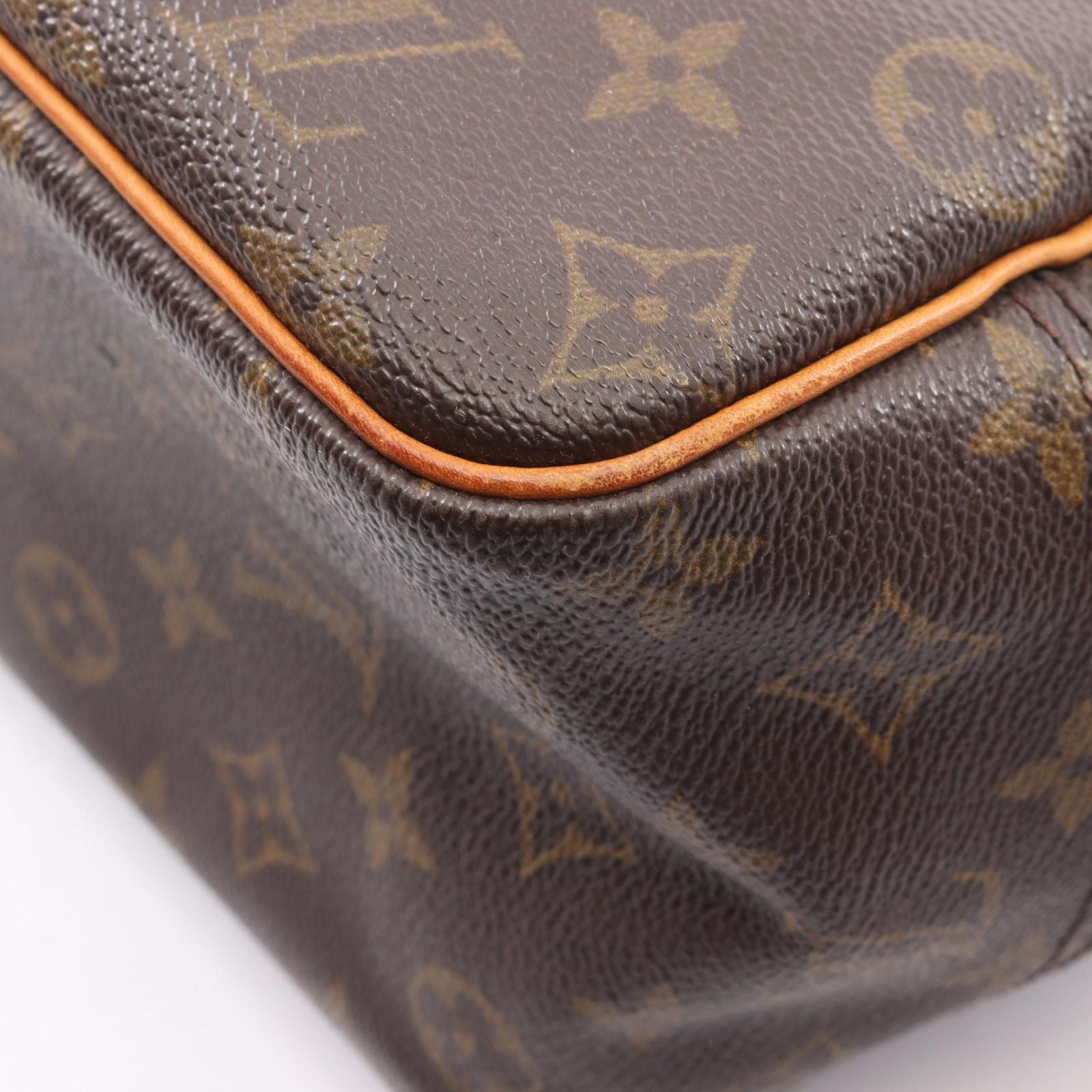 Louis Vuitton Handbag Deauville Bowling Tee Monogram Canvas Leather — view 9