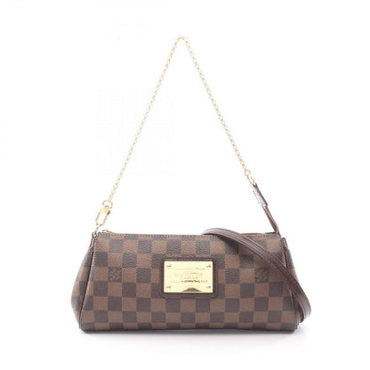 Louis Vuitton Handbag Damier Ebene 2-Way Canvas Leather